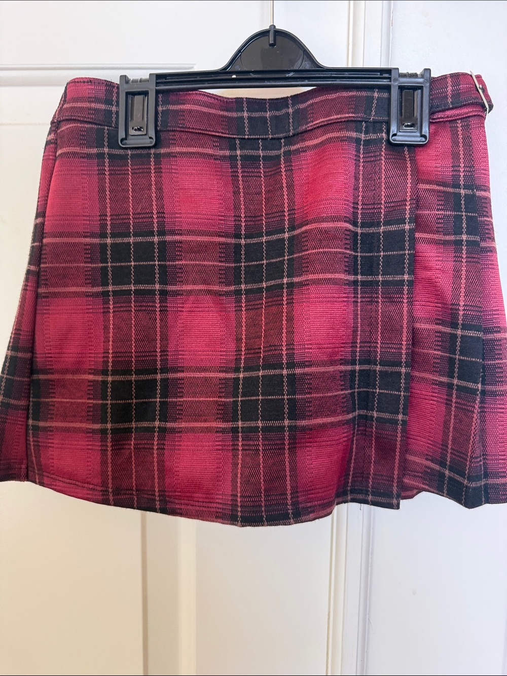 Pink Plaid Mini Skirt - Abercrombie Kids